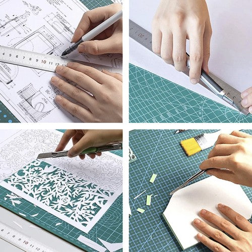 Placa taiere autovindecabila, Zola®, A2, fata-verso, scara clar vizibila, 60x45 cm, verde Placa taiere autovindecabila, Zola®, A2, fata-verso, scara clar vizibila, 60x45 cm, verde
